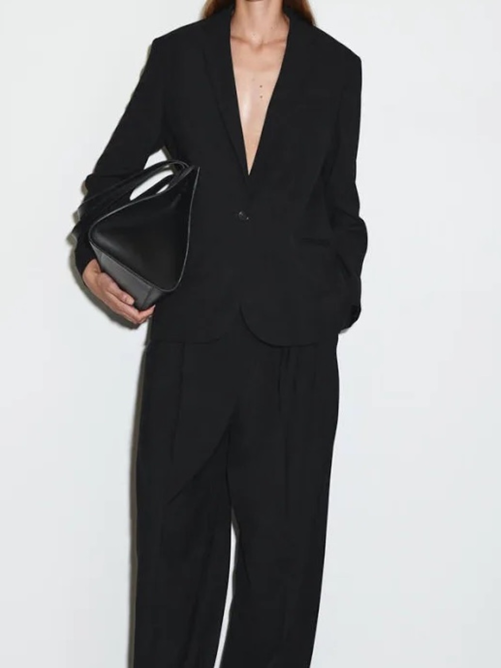 COS Single Breasted Blazer Black